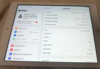 iPad 6ª Gen 32 GB con Ranura SIM