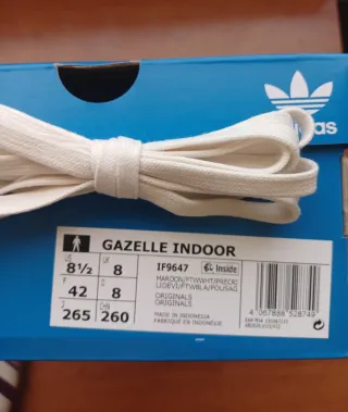 Adidas Gazelle Indoor maroon prevoled