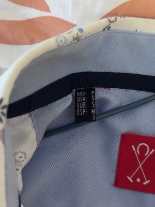 Camisa estampada blanca