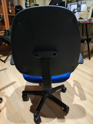 Silla de escritorio juvenil azul