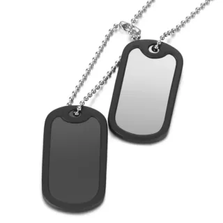 Chapas Militares con Cadena