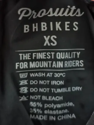 Culote BH PRO Mujer Talla XS