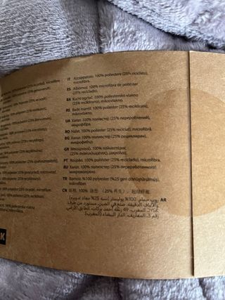 Albornoz morado Talla Plus L/XL