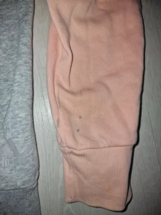 Dessuadora/Sudadera Adidas gris-rosa