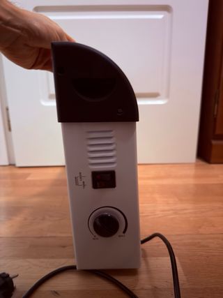 Plancha de vapor + calefactor + parlante