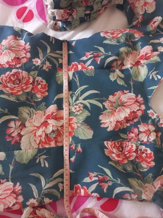 Vestido Flamenco Largo Estampado Floral