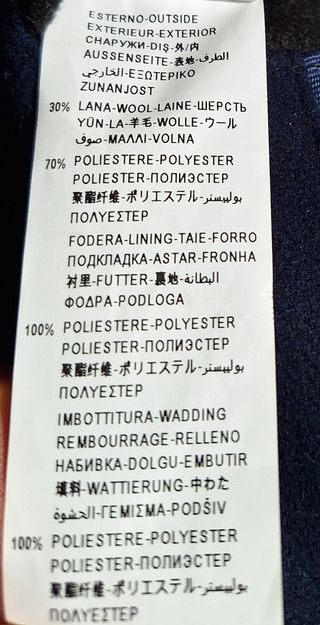 Sisley cappotto Uomo Taglia L