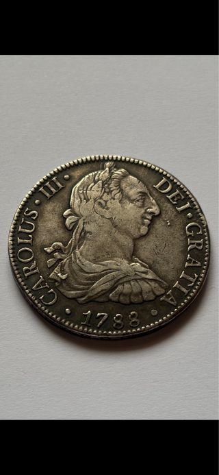 8 Reales 1788 (MBC+) México Carlos III