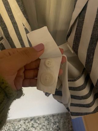 Americana Pimkie rayas blanco y negro