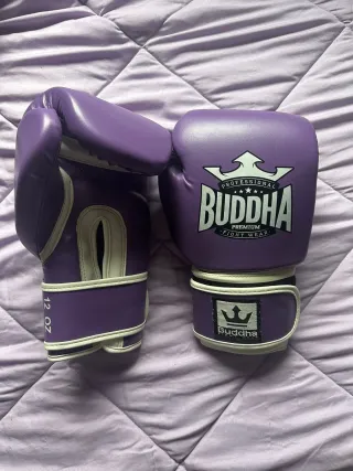 Guantes de Boxeo Buddha Morados 12 OZ