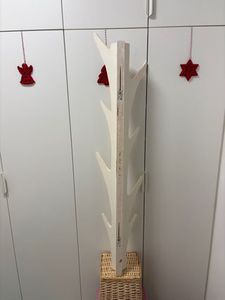 Perchero de pared moderno blanco