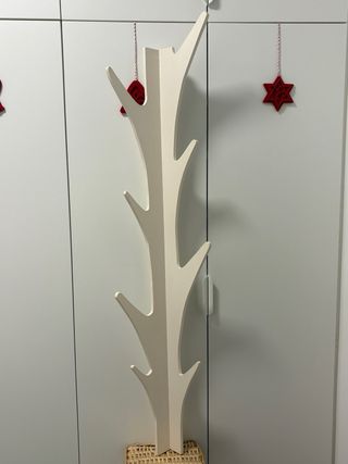 Perchero de pared moderno blanco