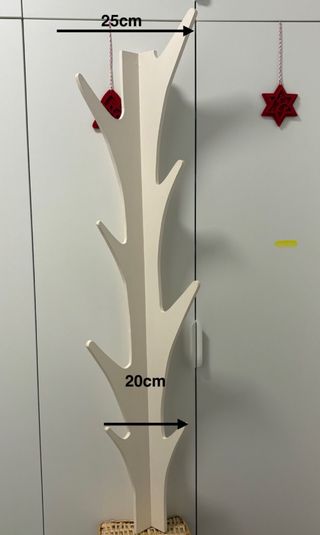 Perchero de pared moderno blanco