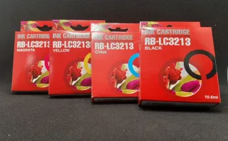 Pack 4 Tintas Brother LC3213 Genericas