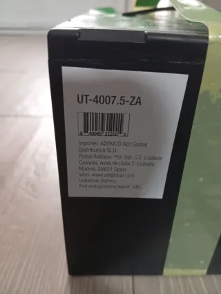 Batería Zinc-Aire 7.5V 3000W