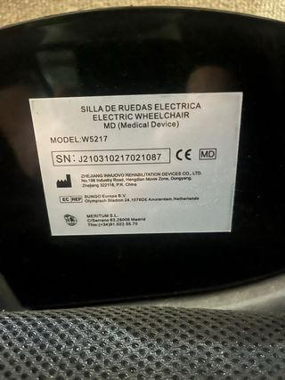 Silla de ruedas electrica