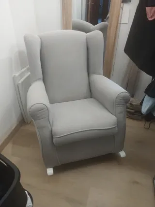 Butaca lactancia gris