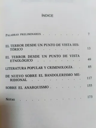 Terror y terrorismo, Julio Caro Baroja