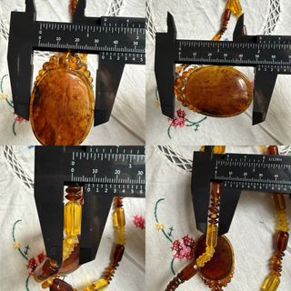 Collar de ámbar con colgante