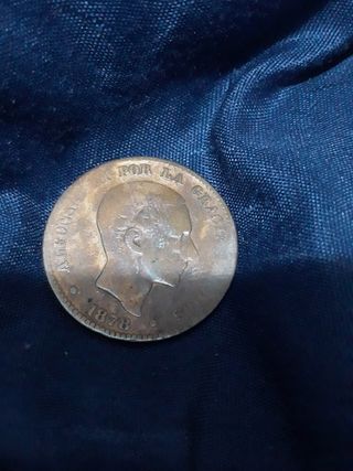 Moneda Antigua Española 1878 de ALFONSO XII