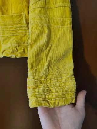 Giacca Max&Co velluto a coste Gialla Tg 42