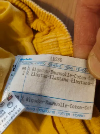 Giacca Max&Co velluto a coste Gialla Tg 42