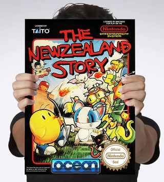 Póster Lámina The Newzealand Story Nintendo NES
