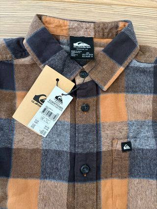 Camisa cuadros niño Quiksilver Talla XS