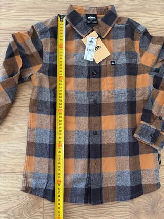 Camisa cuadros niño Quiksilver Talla XS