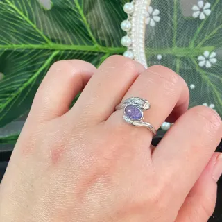 Anillo Plata con Tanzanita Natural