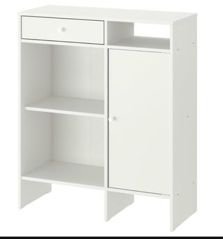 Mueble recibidor blanco madera