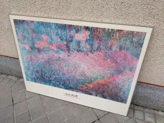 Reproducción Cuadro El Jardín Claude Monet vintage