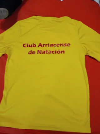 Camiseta Joma CAN Amarilla Club deportivo Natación
