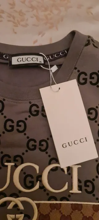 Felpa Gucci Beige GG Monogram