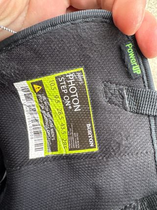 Botas y fijaciones Burton stepOn