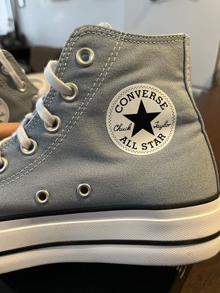 Converse All Star Azul Cielo Plataforma