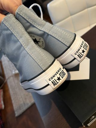 Converse All Star Azul Cielo Plataforma