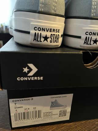 Converse All Star Azul Cielo Plataforma