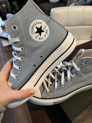 Converse All Star Azul Cielo Plataforma