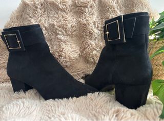 Botines Mango Negros