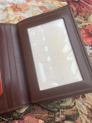 Cartera Francor Piel Hombre Old Money Nueva