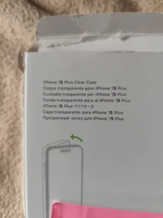 Capa iPhone 15 Plus Transparente