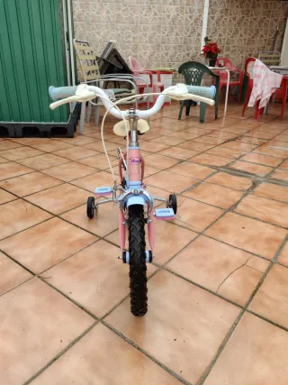Bicicleta infantil Disney 14" con ruedines