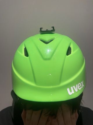 Casco Esquí Uvex Verde Flúor Talla 52-54cm