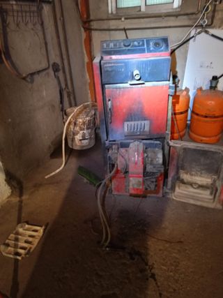 Caldera leña + quemador gasoil