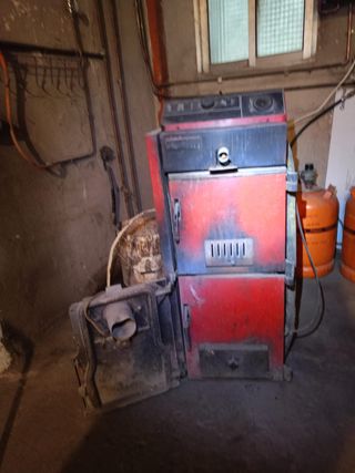 Caldera leña + quemador gasoil