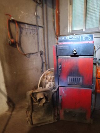 Caldera leña + quemador gasoil