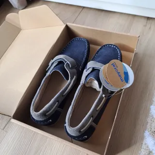 Zapatos Mayoral niño azul y gris