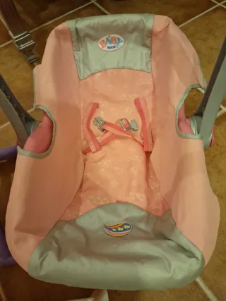 Lote Juguetes Nenuco: Trona, Cuna, maxi cosi y tab