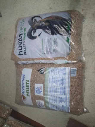 Sacos de pellet para calefacción